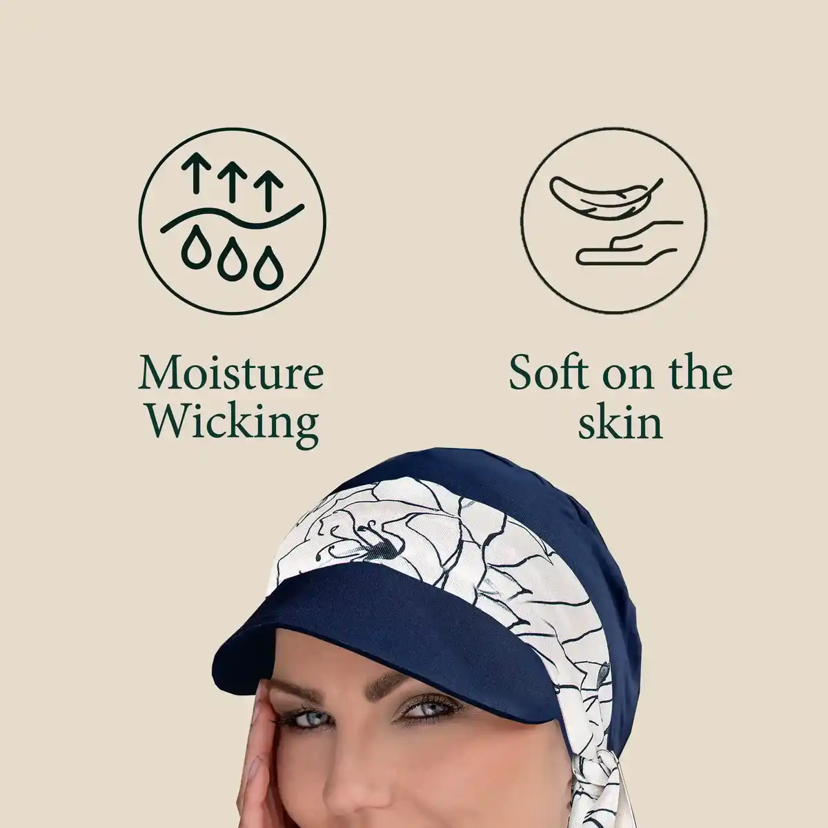 Katia Plus Navy White Lilium view 4