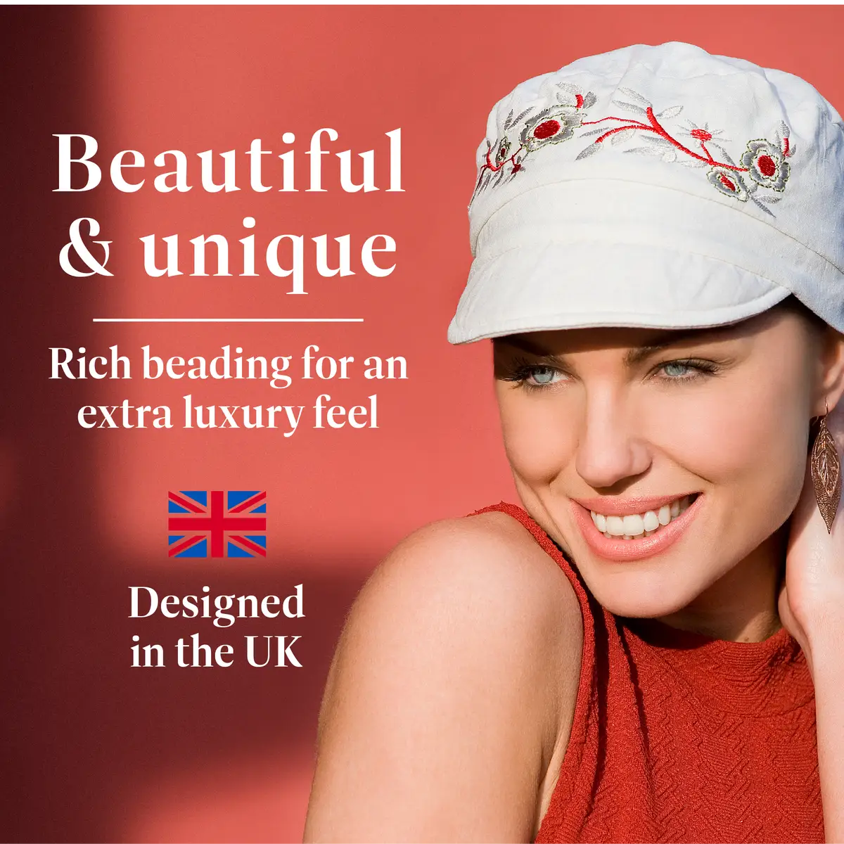 Mirna | White Summer Hat with UPF 50+ Sun Protection view 2