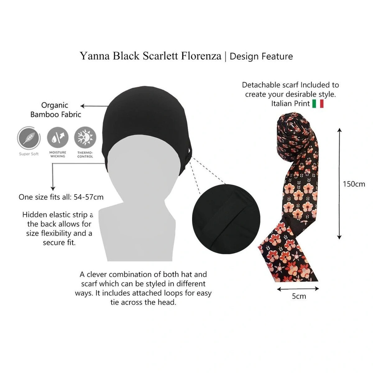 Yanna Black Scarlet Florenza view 5