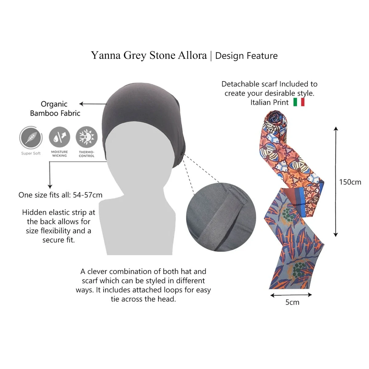 Yanna Grey Stone Allora view 5